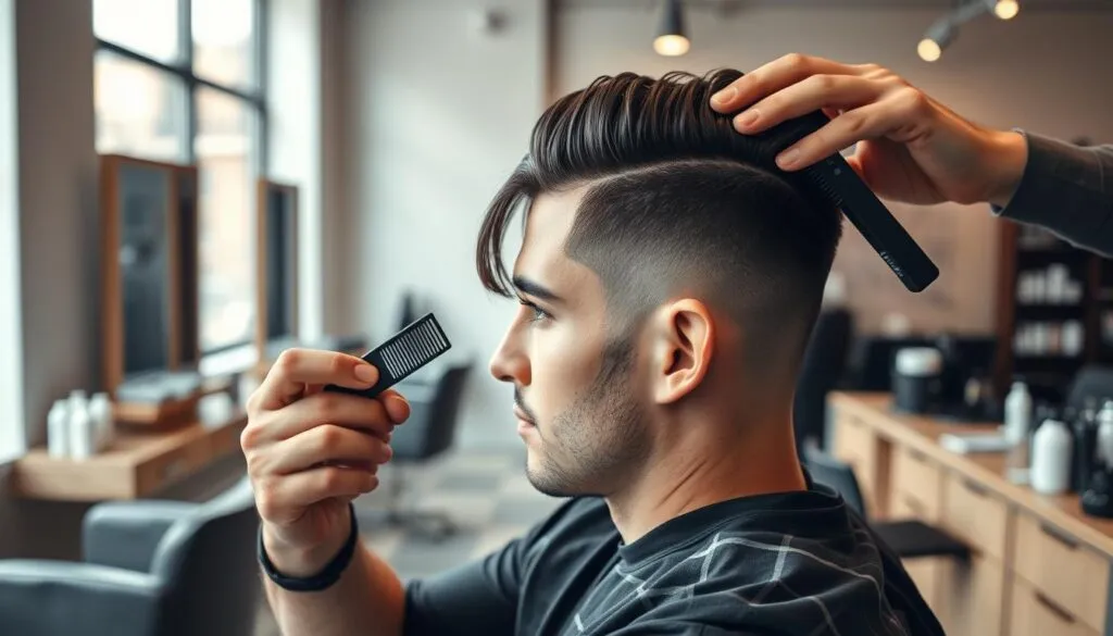 Haare nach hinten stylen Technik Haare nach hinten stylen Technik