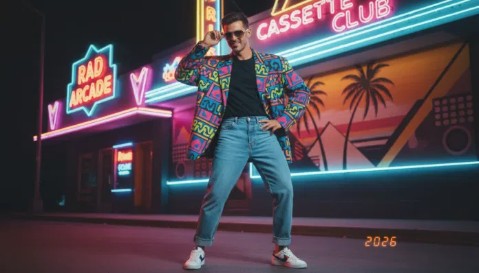 80er Jahre Mode Männer