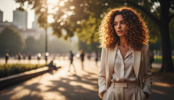 Long Bob Locken Natur