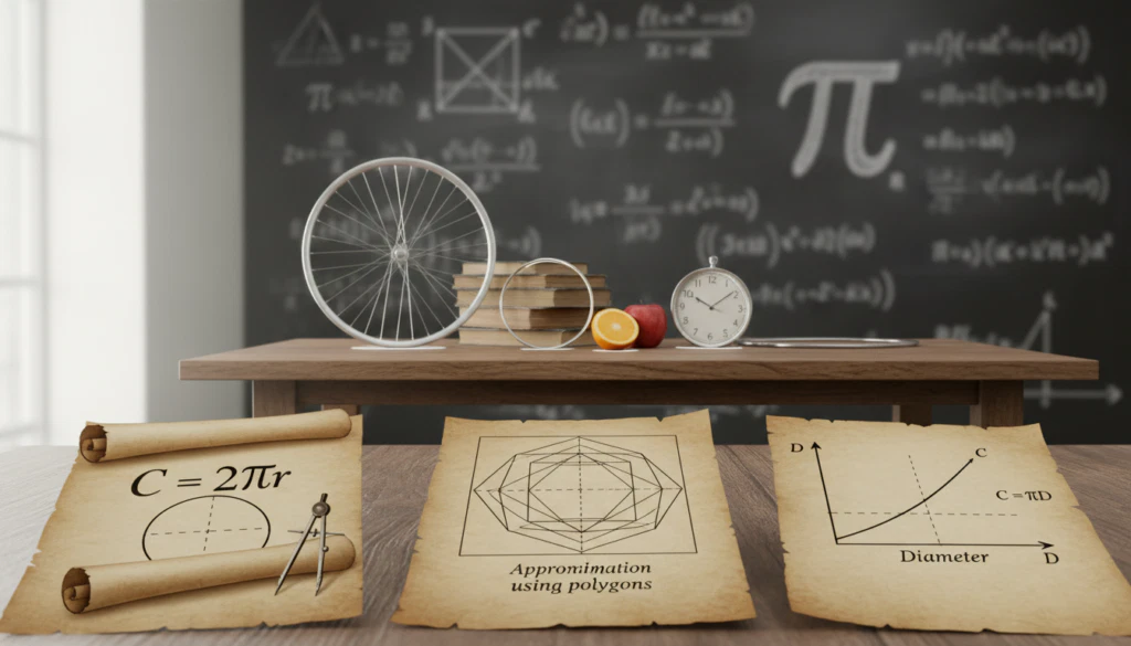 Vergleich Berechnungsmethoden Kreisumfang