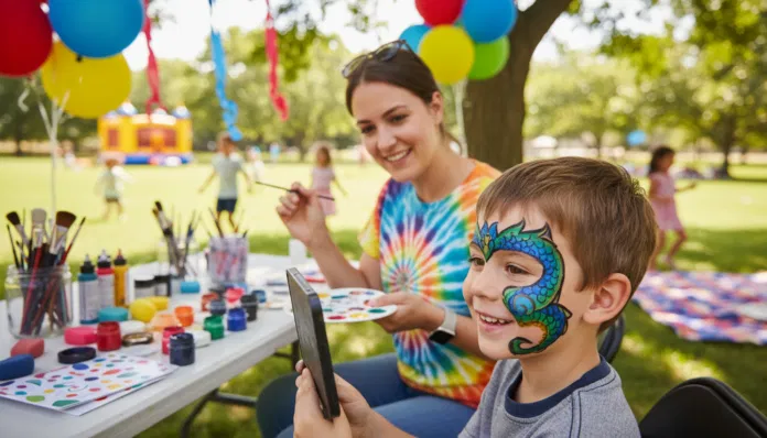 Kinderschminken für Jungs (leicht)